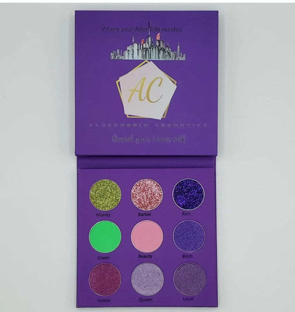 Alexandria Cosmetics-Purple Eyeshadow Palette