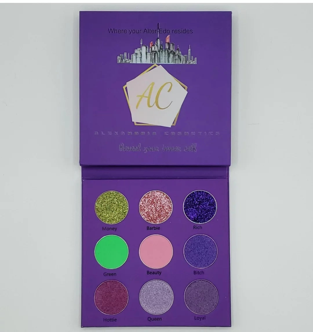 Alexandria Cosmetics-Purple Eyeshadow Palette