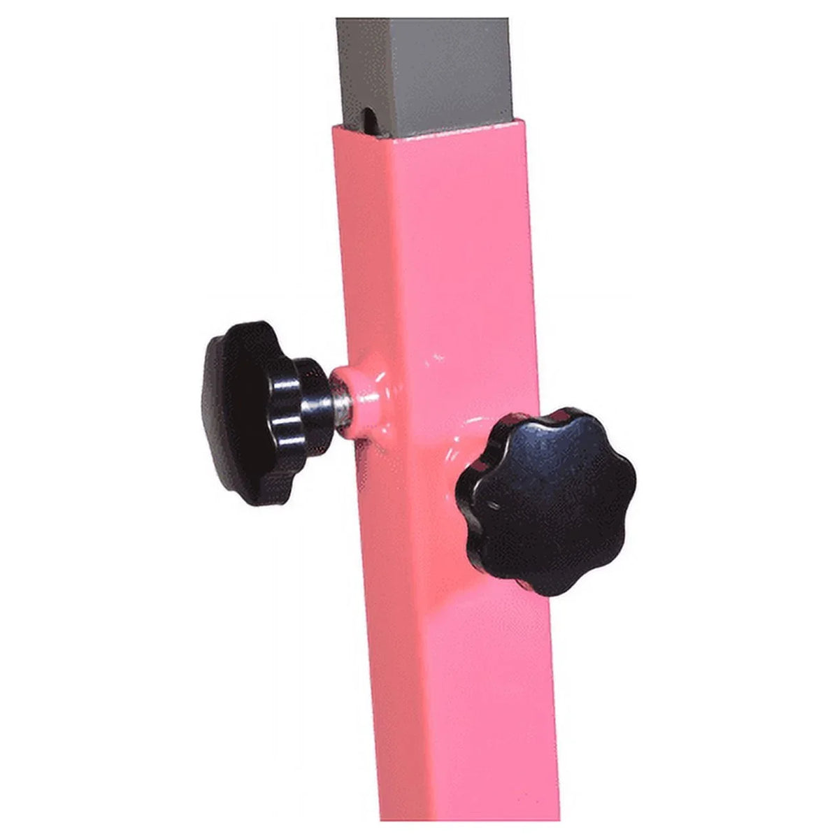 5 Star-TD Pink Gymnastic Kip Bar for Kids, Expandable 3-5 FT, Adjustable Height Horizontal Bar, Heavy Duty Curved Legs, Junior Training Equipment, Home Gymnastics, Strong and Sturdy