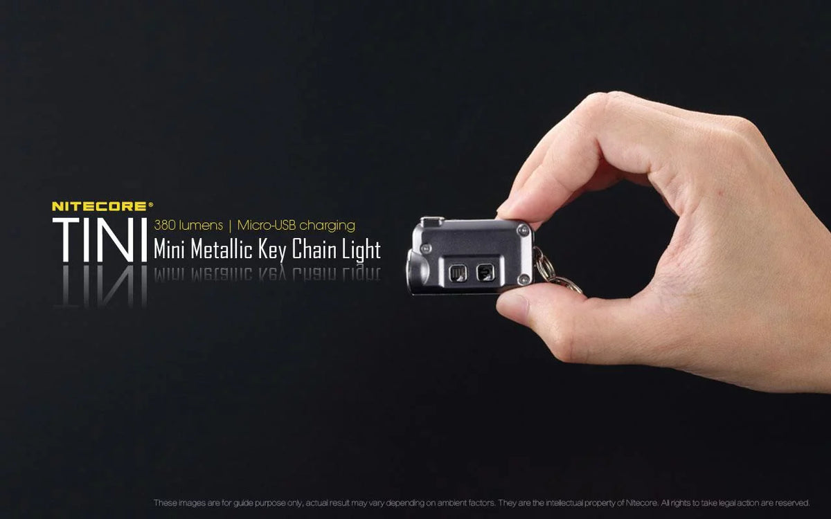 Value Bundle: Nitecore UT32 Dual Emitter Headlamp - (5700K, Cool White) - (3000K, Warm White) with 1X NL1834 Battery and 1x TINI Keychain Light (Random Color Choices)