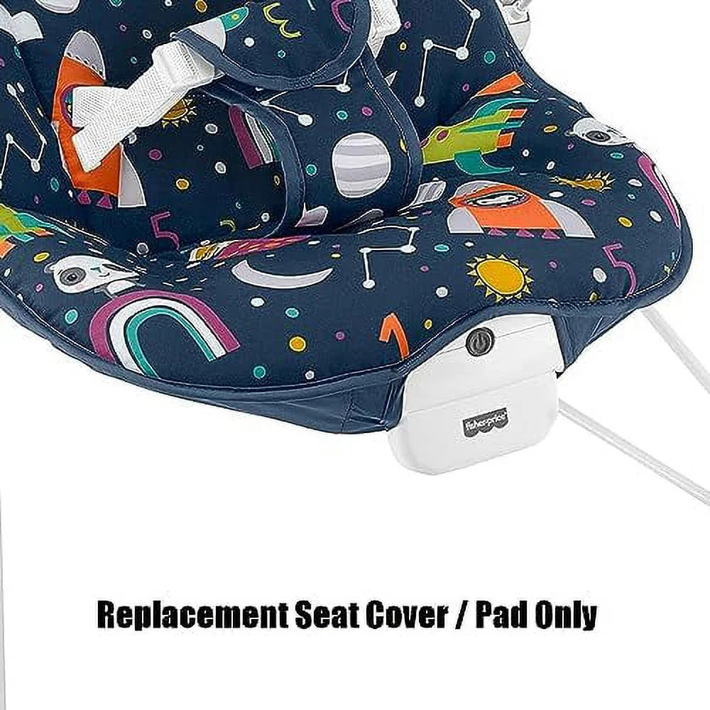 Replacement Part for Fisher-Price Baby Bouncer - GPN10 ~ Replacement Seat Enclosure ~ Fun Space Ship Print