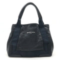 Pre-Owned Balenciaga 339933 Women's Leather Handbag,Tote Bag Navy (Good)
