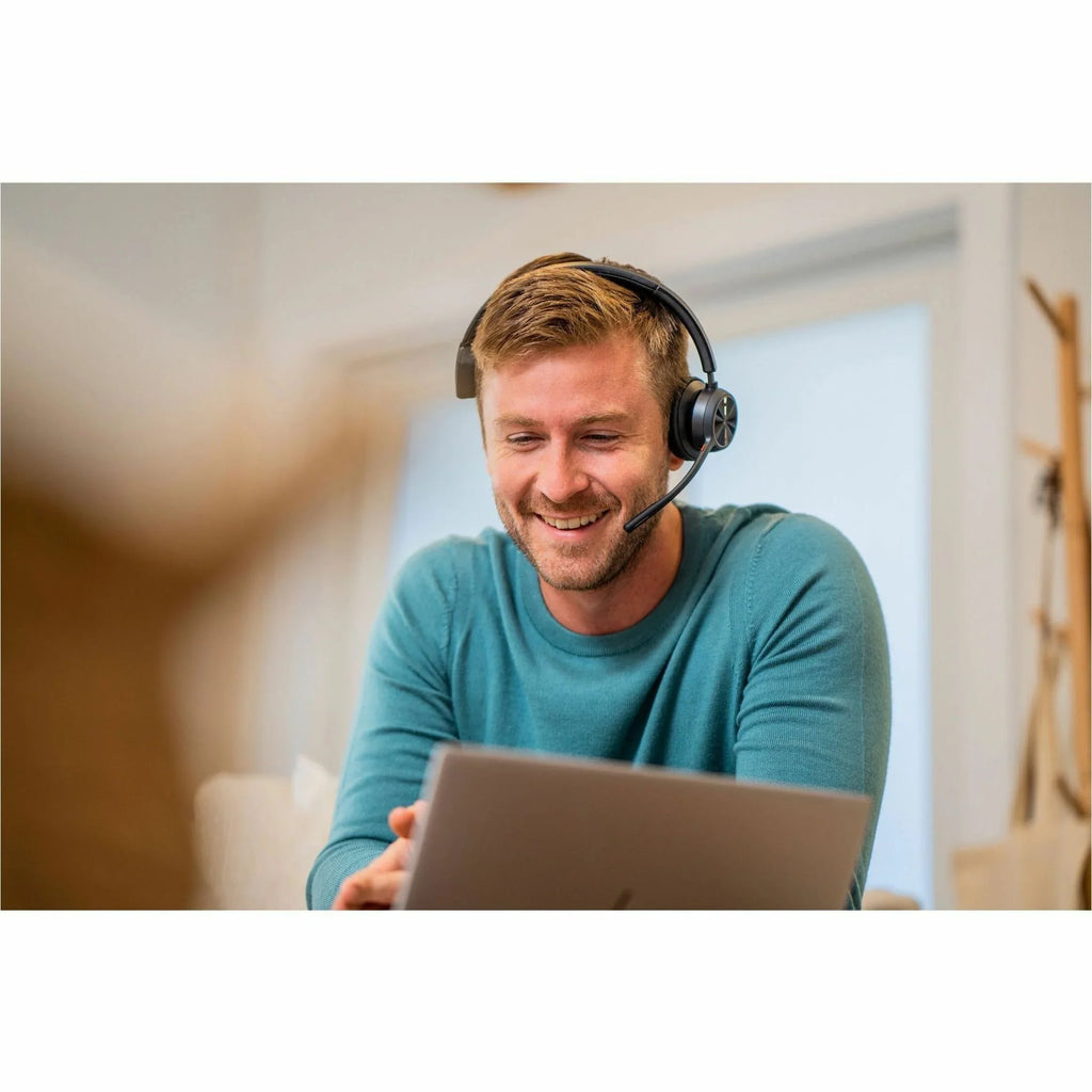 Poly Voyager 4310 Microsoft Teams Certified USB-C Headset with Charge Stand - Microsoft Teams Certification - Siri, Google Assistant - Mono - Wireless - Bluetooth - 298.6 ft - 20 Hz - 20 kHz - Over...