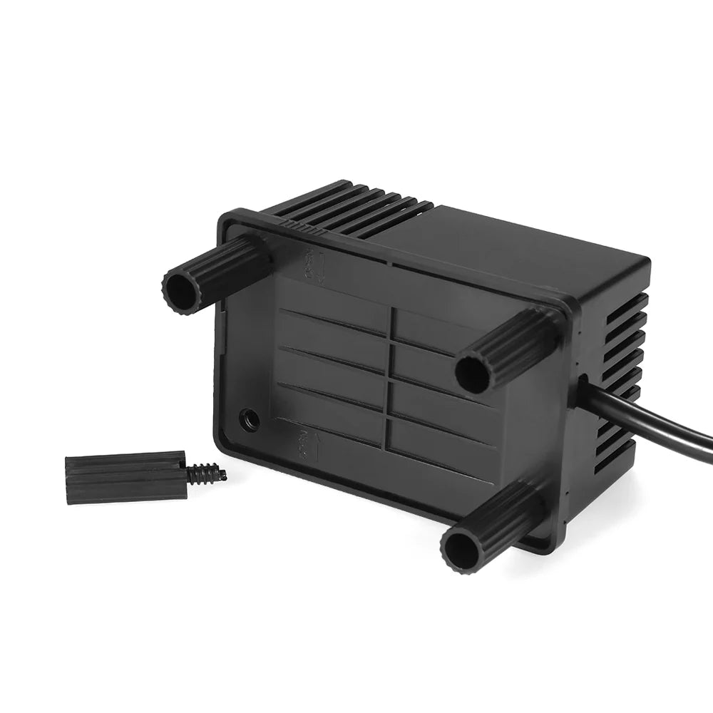 Lixada LED Light Submersible Water Pump 10W for Fish Aquarium Bird Bath Garden Pond Fountain 600L/H AC