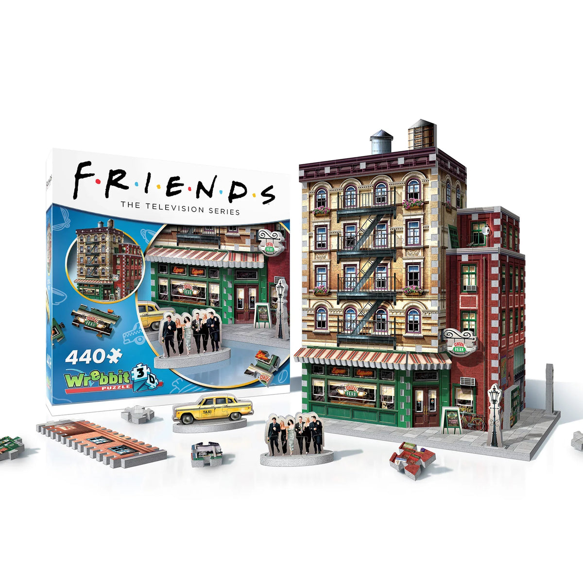 Wrebbit 3D - Friends TV Series Central Perk Coffee Shop 440-Piece 3D Jigsaw Puzzle