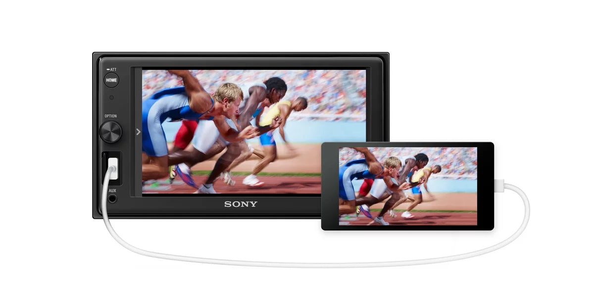Sony XAV-1500 - Digital receiver - 6.2" Touch Screen Display - 55 Watts x 4 NEW
