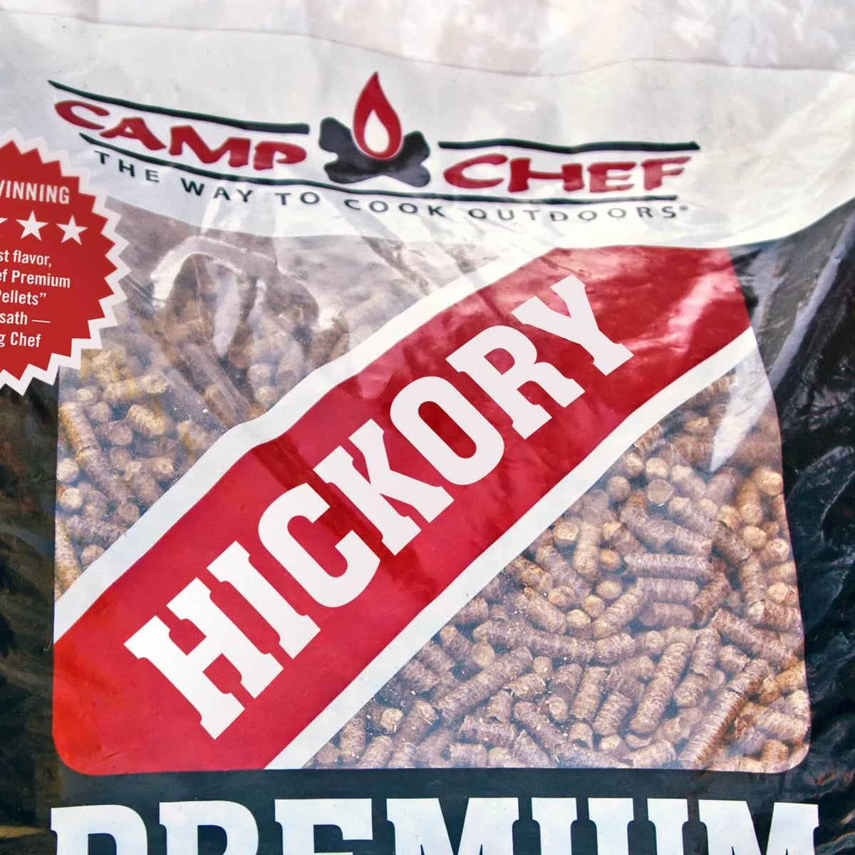 Camp Chef Smoker Grill Premium Hickory BBQ Timber Pellets, 20 lbs (2 Pack)