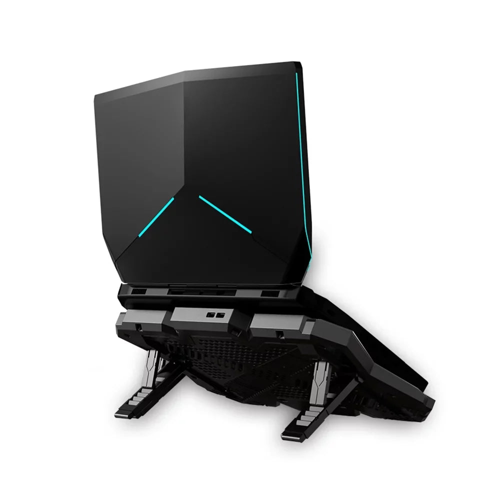 COOLCOLD K40 Laptop Cooler Stand with 6 Fans, Adjustable Wind Speed, and Mute Pattern