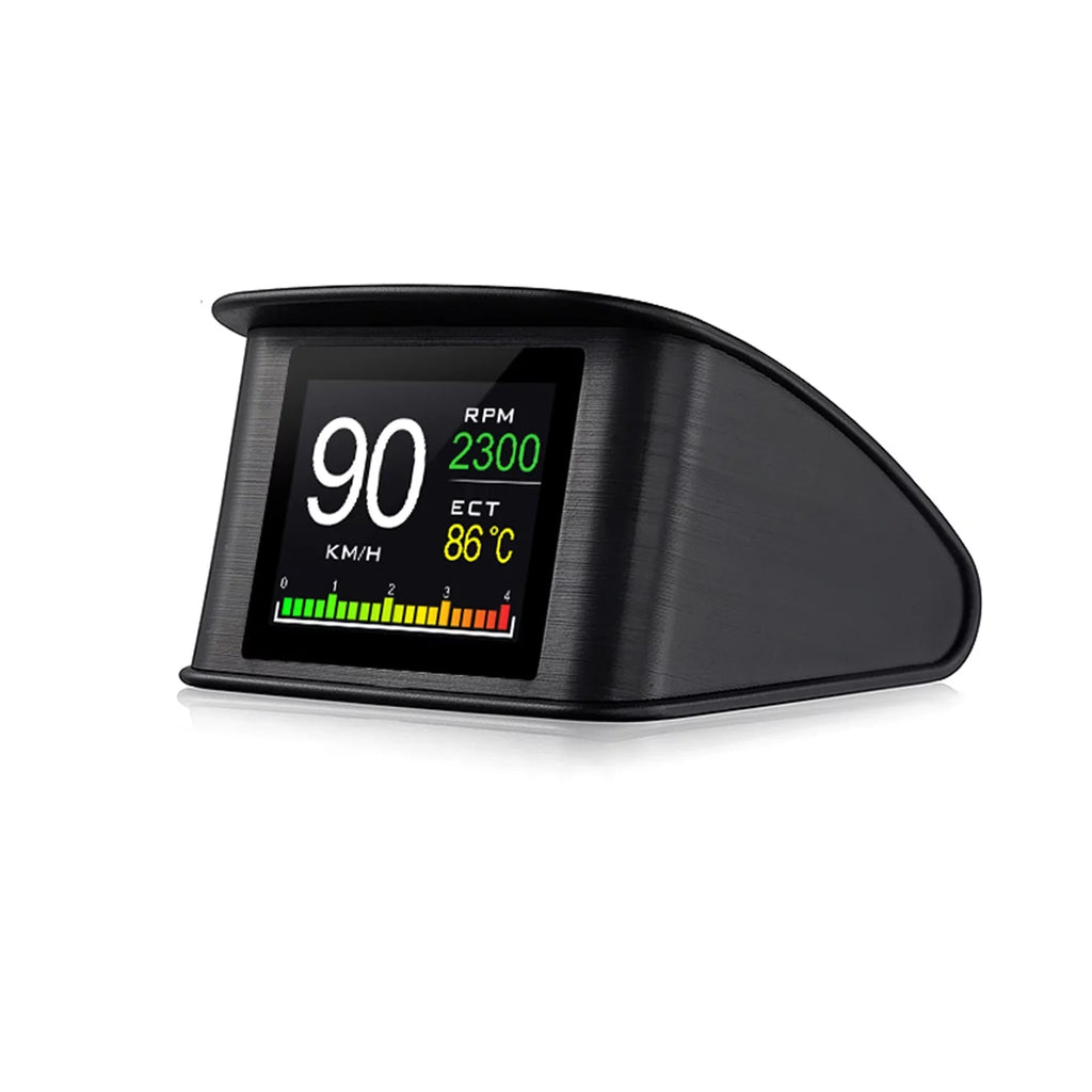 Apexeon Head Up Display， 2.2 Inch Digital OBDII Speedometer, Displays Speed, Distance, Time