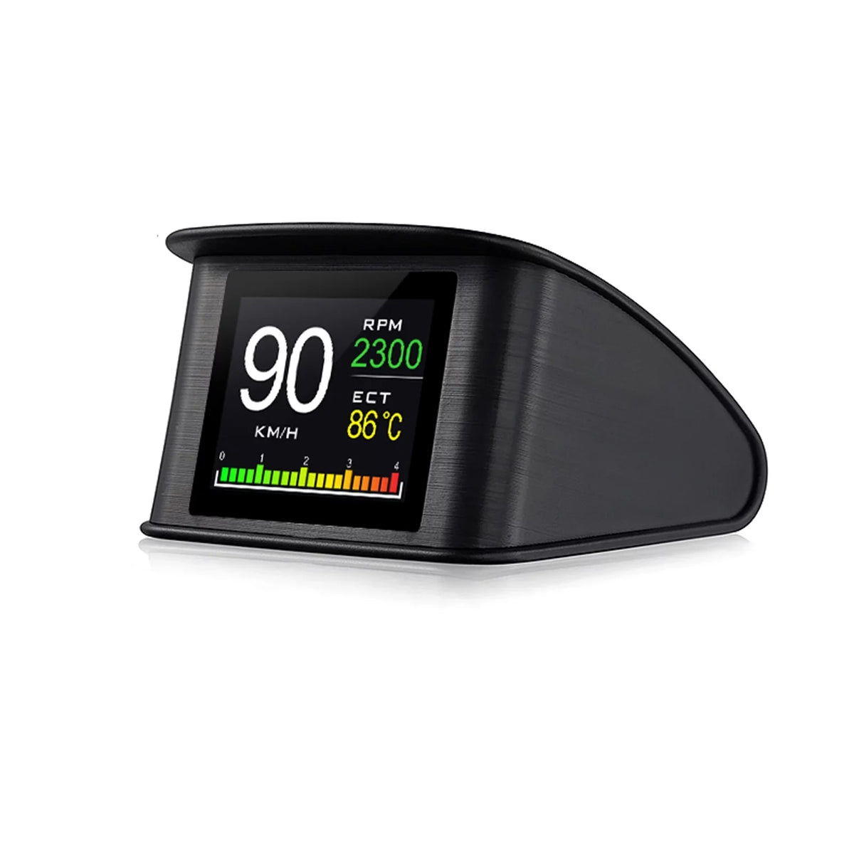 Apexeon Head Up Display， 2.2 Inch Digital OBDII Speedometer, Displays Speed, Distance, Time
