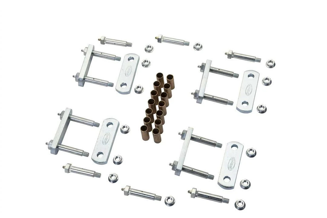 MORryde LRE12-001 Heavy-Duty Shackle Kit for LRE Suspension - Tandem, Standard Hanger
