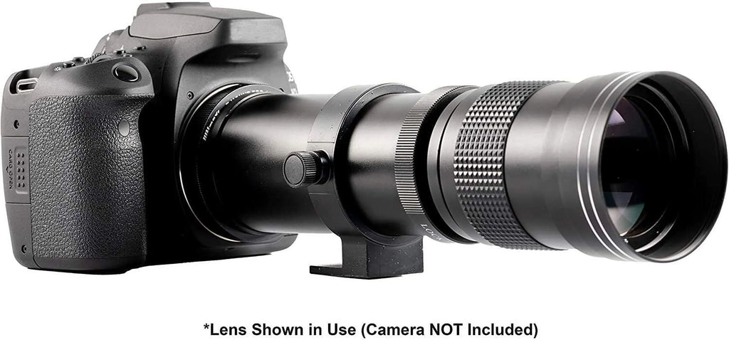 Ultimaxx 420-800mm f/8.3-16 Super HD Manual Telephoto Zoom T-Mount Lens Kit for Nikon F-Mount D6, D5, D4, D850, D810, D800, D780, D750, D610, D600, D7500, D7200, D5600, D5500, D5300, D3500 and D3400 D