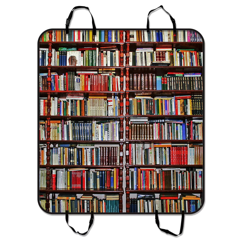 GCKG Neat Bookshelf,Library Pet Car Seat Enclosure Dog Car Seat Mat Hammock Cargo Mat Trunk Mat For Cars Trucks and SUV 54x60 inches