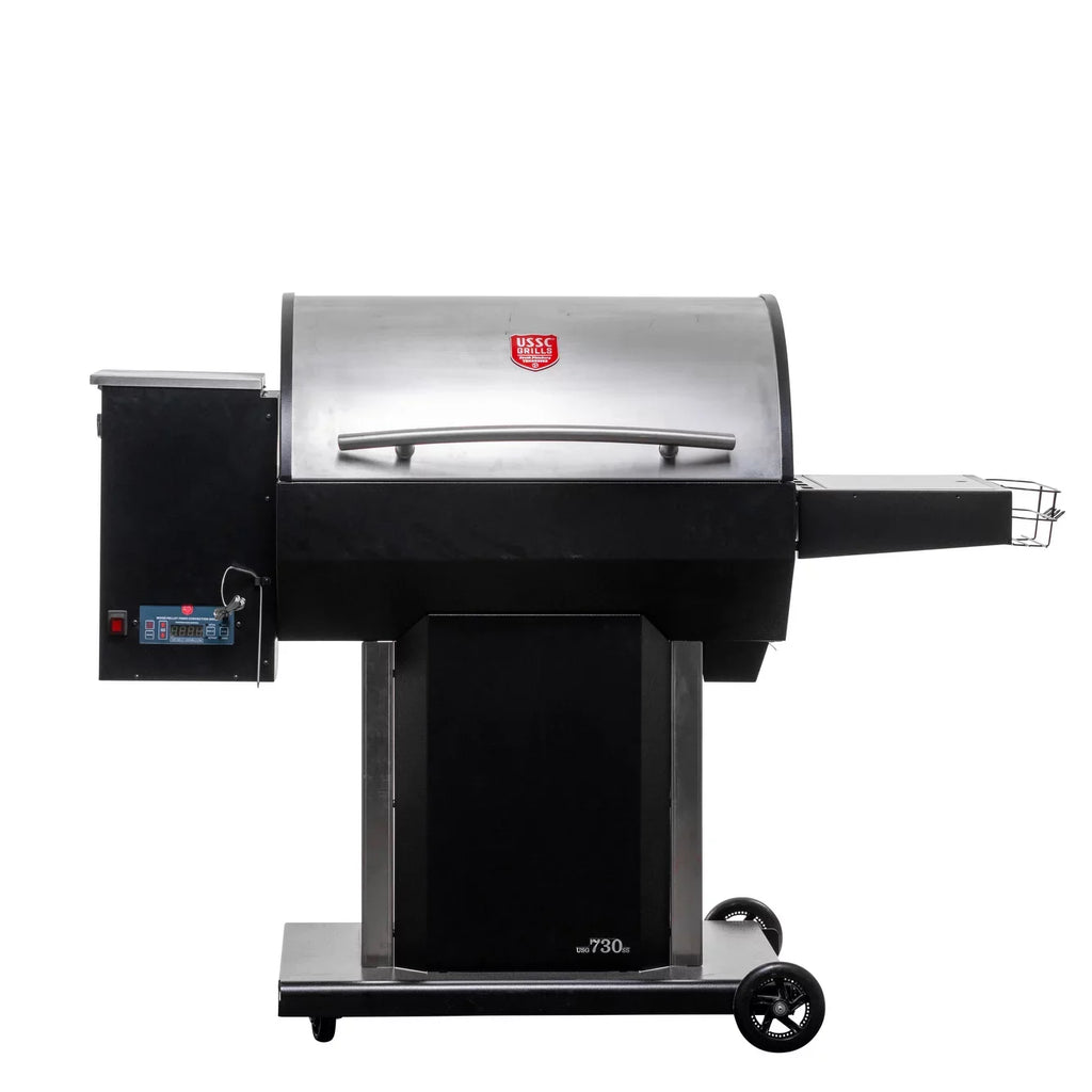 USSC Grills 730 sq in. Stainless Steel Plank Pellet Grill