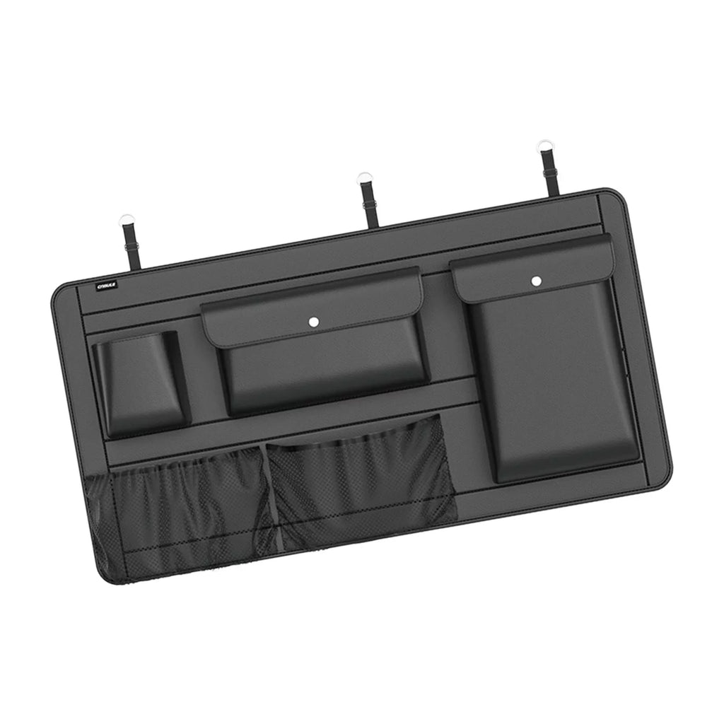 Car Back Seat Trunk Hanging Organizer 90cmx45cm Saving Space Easily Install Long-lasting with Multiple Pockets for SUV Truck