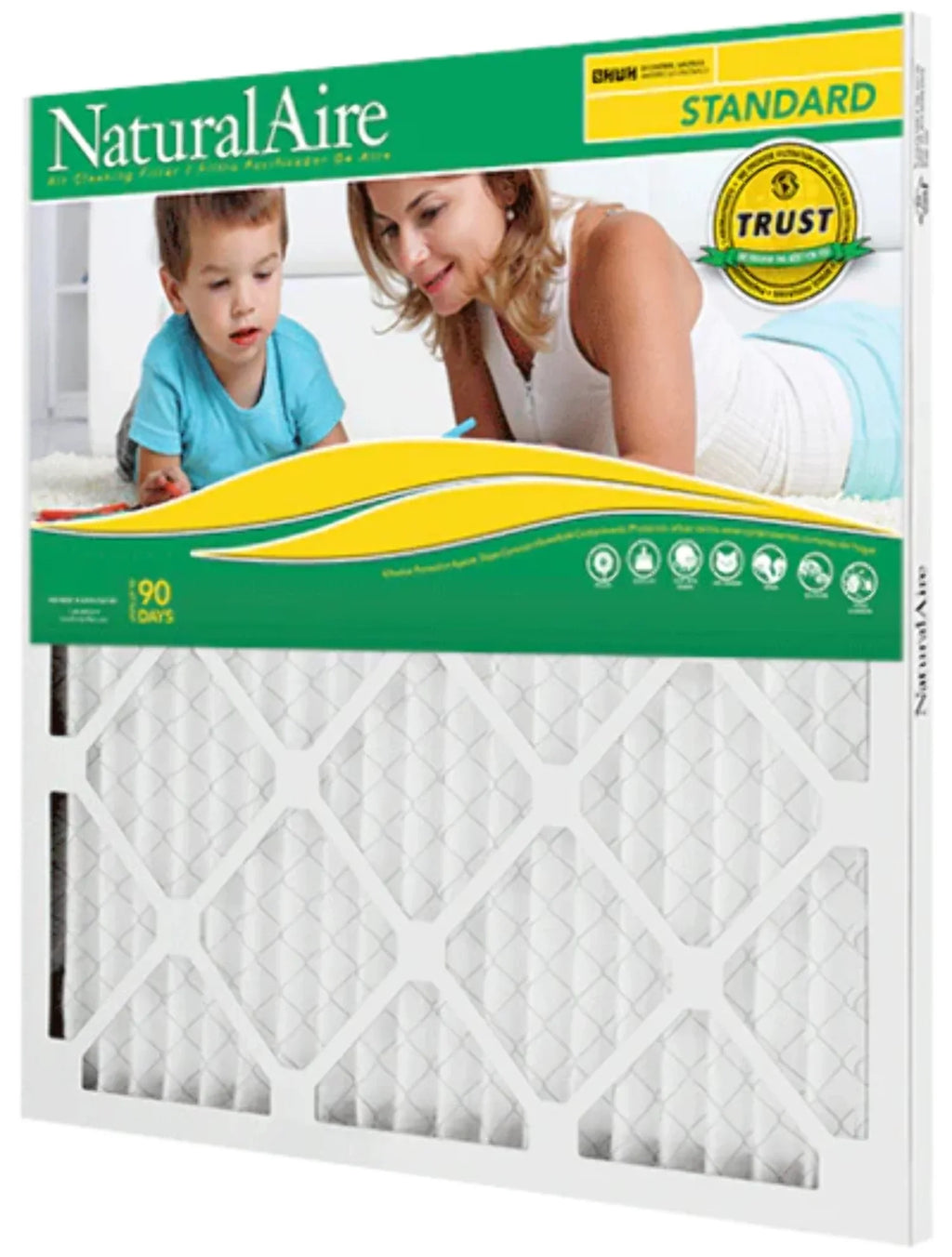 NaturalAire Standard Air Filter, MERV 8, 10" x 10" x 1", 1-Pack