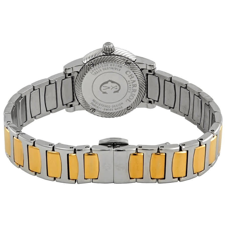Charriol Parisii Diamond Mother of Pearl Dial Two-Tone Ladies Watch P26SY2.911.001
