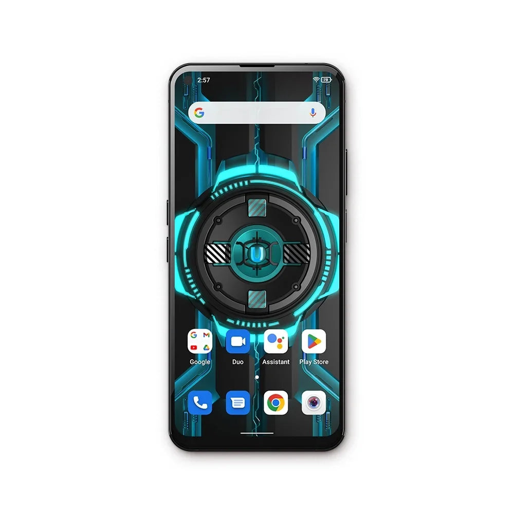 Unihertz Luna (Black) - Colorful LED Light, Android 12 4G Smartphone, 108MP Camera, 5000 mAh Battery and Fast Charging, NFC, Unlocked Smartphone with Industrial Transparent Back Arrangement