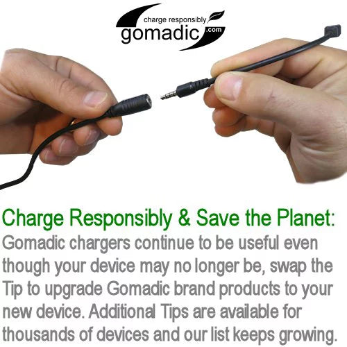 Gomadic High Capacity Rechargeable External Battery Pack suitable for the Garmin Nuvi 2310 - Portable Charger with TipExchange Technology