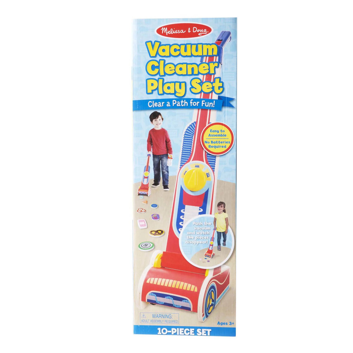 Melissa & Doug Timber Vacuum Cleaner Play Set (10 pcs)