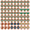 Fresh Roasted Coffee, Organic Coffee Pod Sampler, 72 Count for Keurig K-Cup Brewers