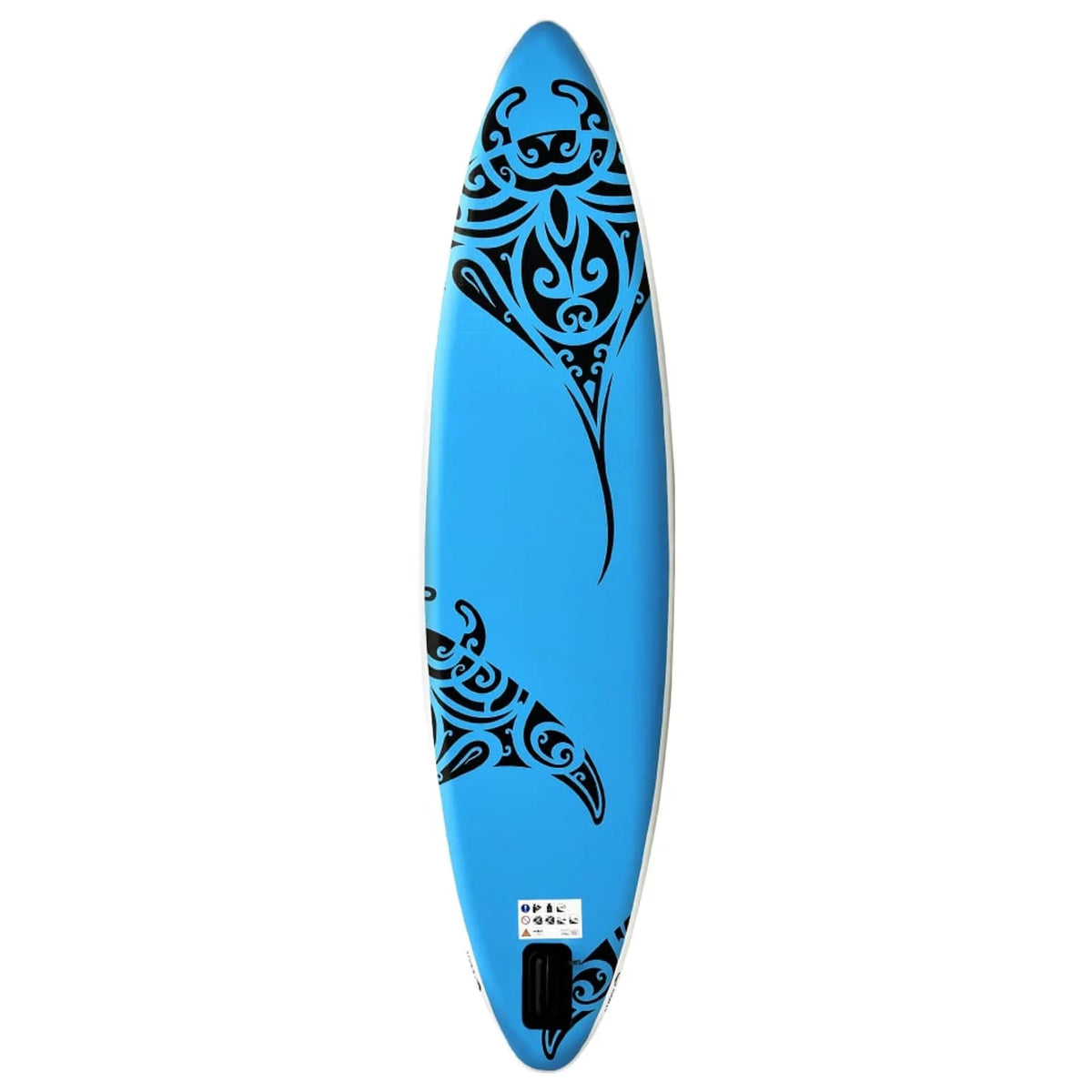 Walmeck Inflatable Paddleboard Set 126"x29.9"x5.9" Blue