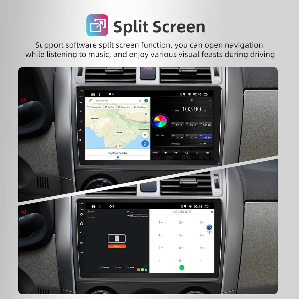 JMANCE Car GPS Radio for Jeep Compass Patriot 2010-2017 Android 10 Player 10.1" Sat Nav Stereo 2+32GB
