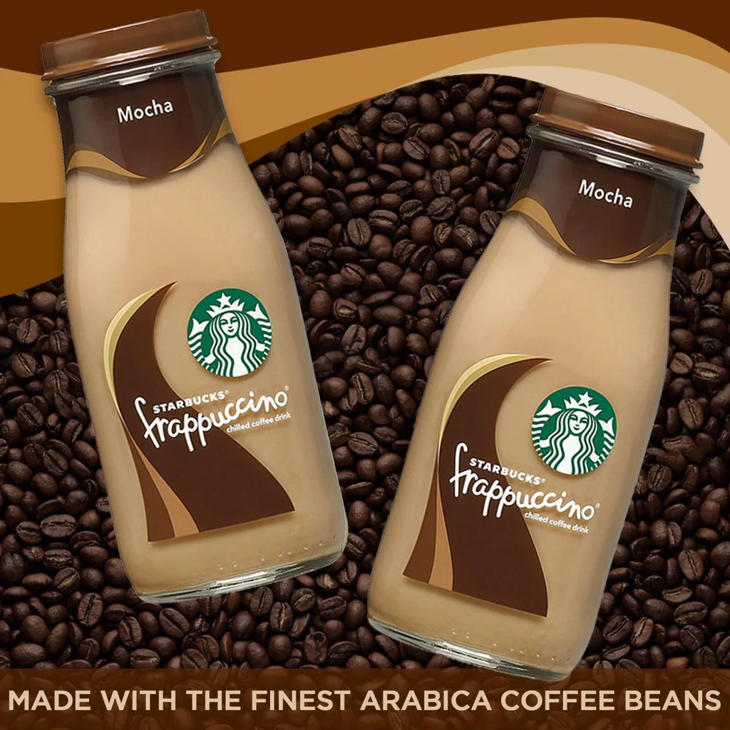 Starbucks Frappuccino Coffee Drink 9.5 oz Glass Bottles (15-Pack) (Mocha)