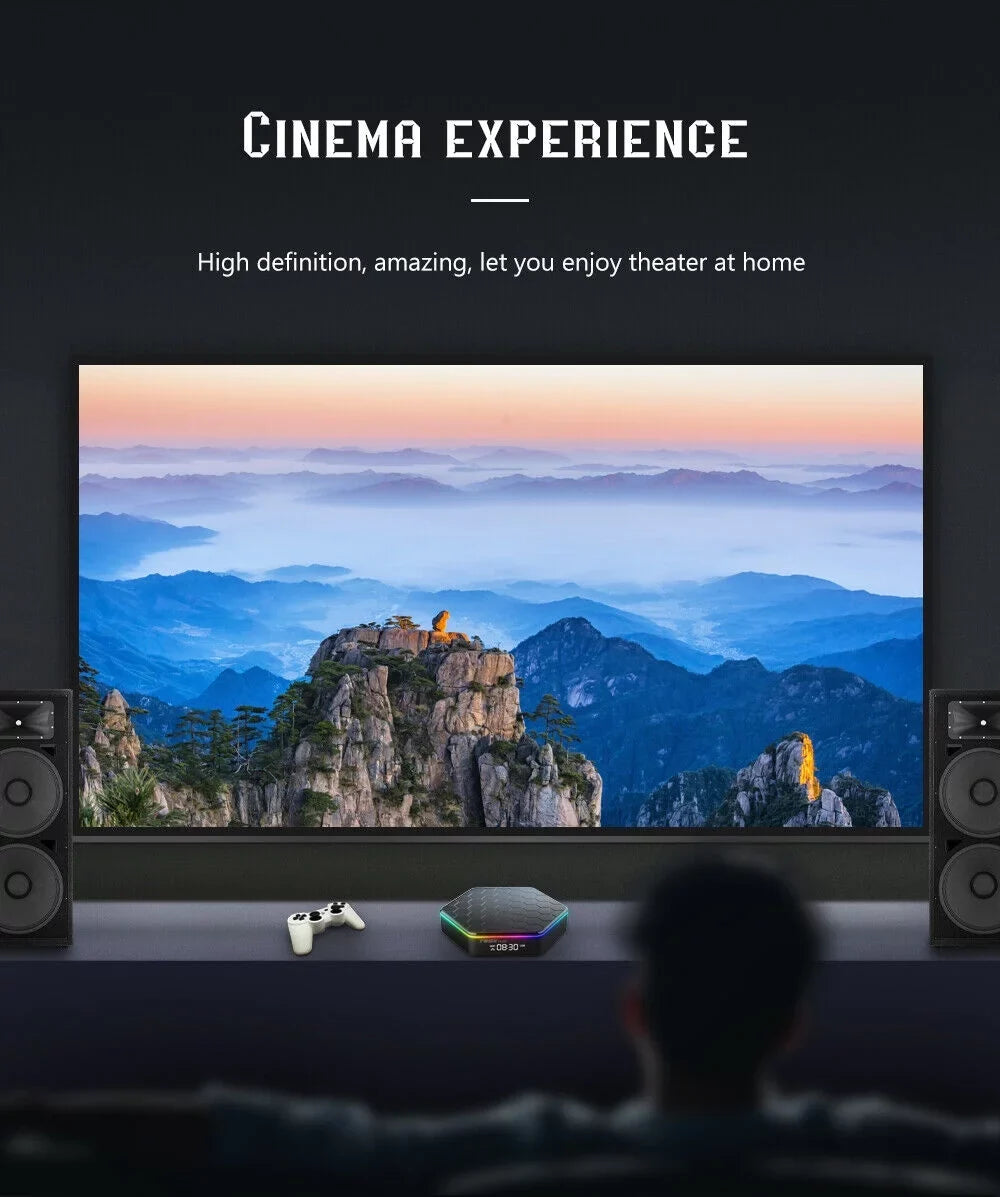 Jahy2Tech Quad Core 8K HD Video 64GB Memory 6K Stream Player 2023 T95Z Plus Smart Android 12.0 TV Box