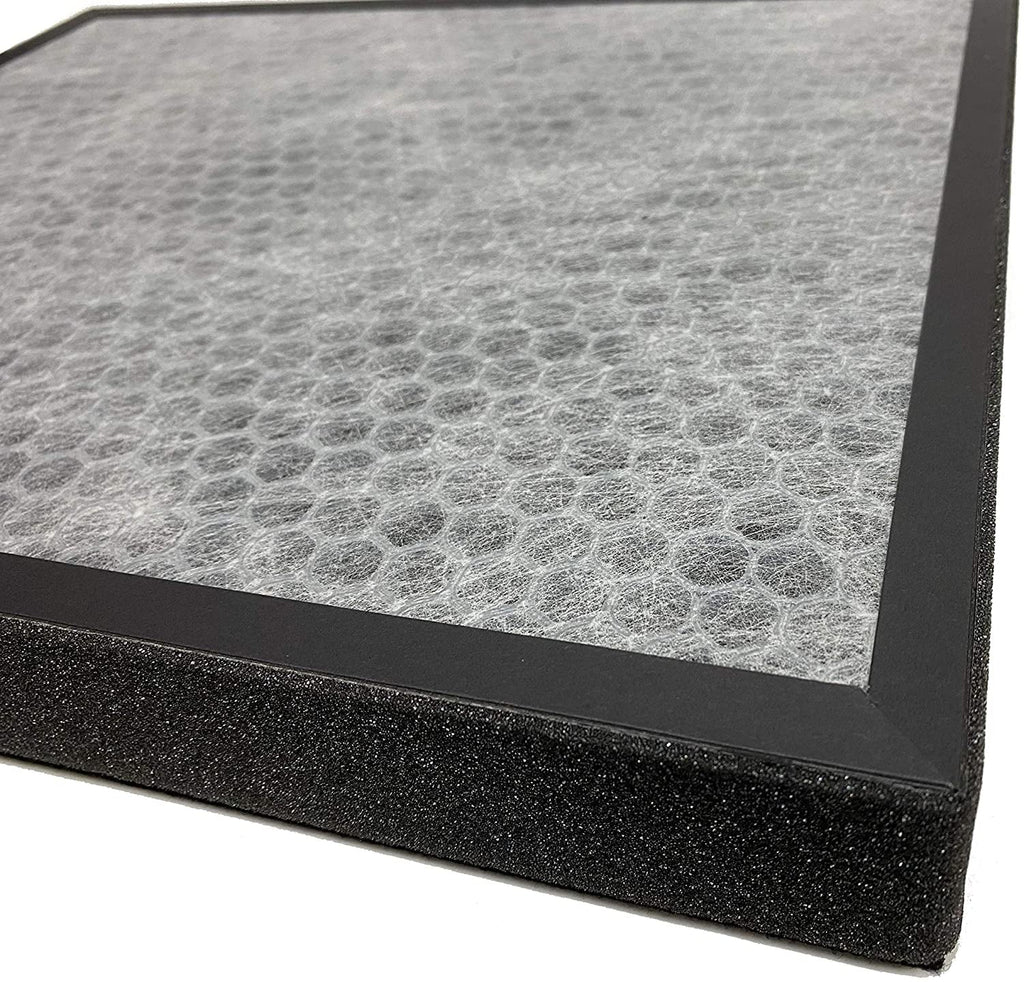 Nispira True HEPA Activated Charcoal Filter Replacement Set Compatible with A350 A375 Air Purifier. Compared to Part BF25A. 4 Packs