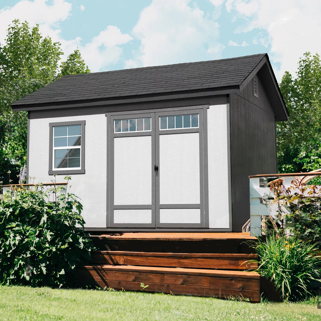 Handy Home Products Timber 10 ft. x 12 ft. Timber Storage Shed (with Floor)