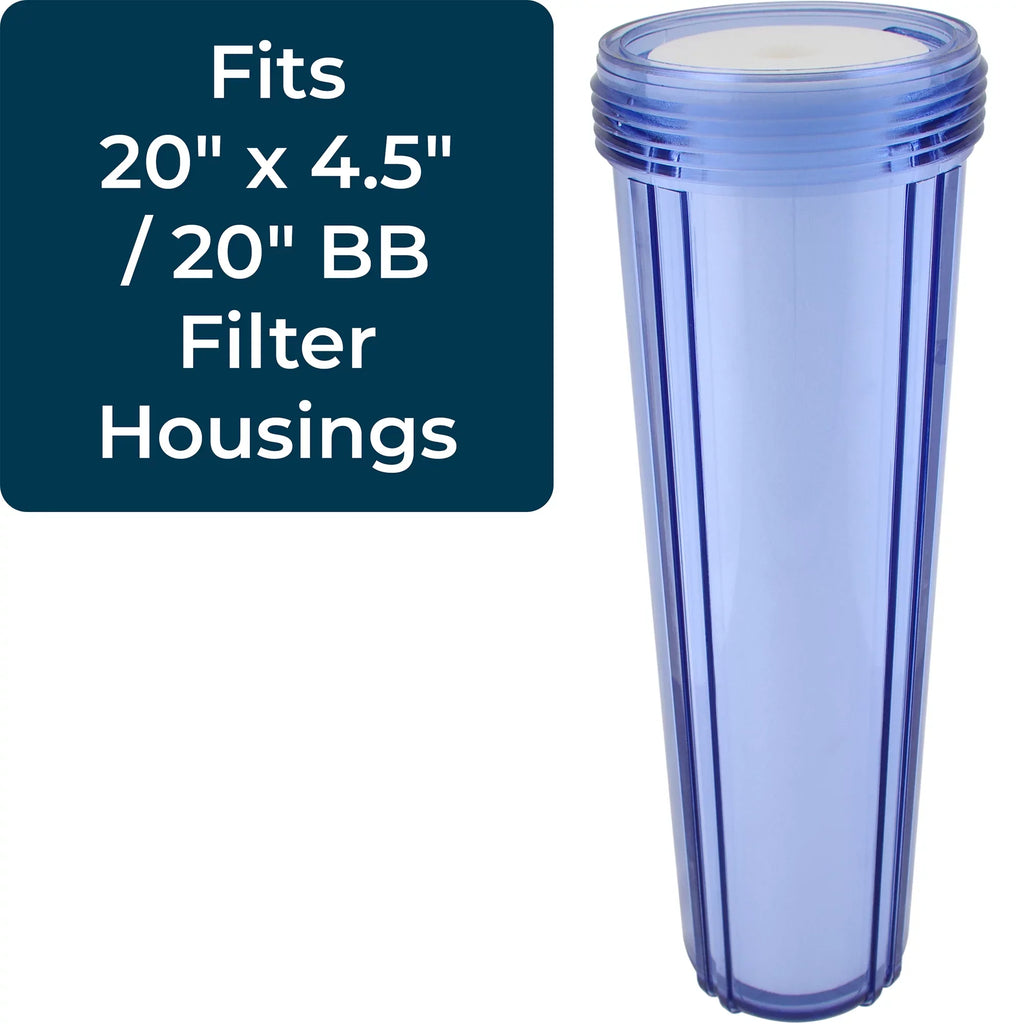 SpiroPure 20 x 4.5" Dual Gradient Polypropylene Filter, 1 Micron (6 Pack)