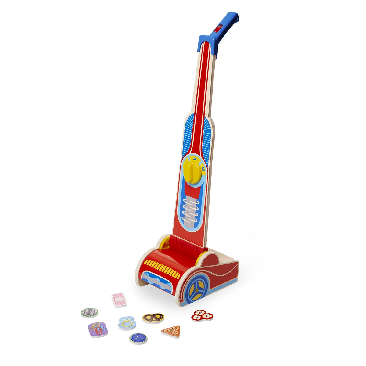 Melissa & Doug Timber Vacuum Cleaner Play Set (10 pcs)