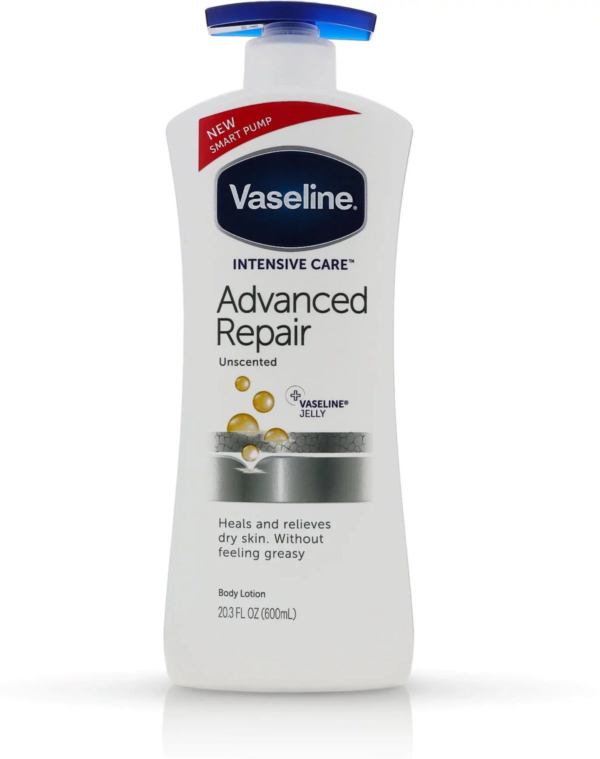 3 Pack - Vaseline Intensive Care Advanced Repair Unscented Healing Moisture Lotion, 20.3 oz