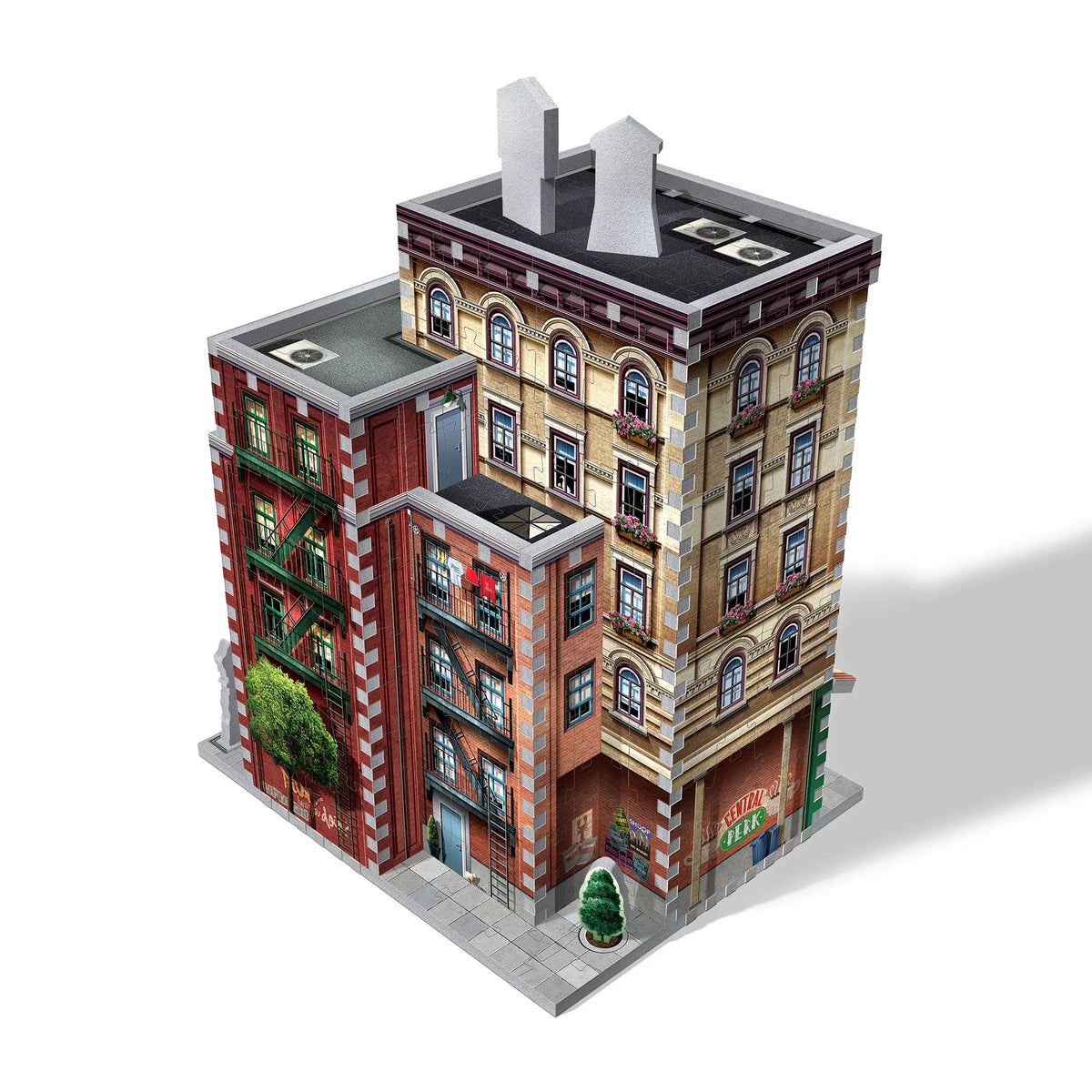 Wrebbit 3D - Friends TV Series Central Perk Coffee Shop 440-Piece 3D Jigsaw Puzzle