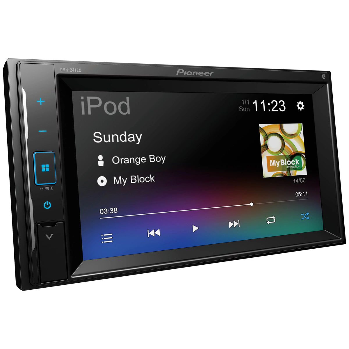Pioneer DMH-241EX Touchscreen Digital Media Receiver with Bluetooth + License Plate Backup CameraPioneer DMH-241EX Touchscreen Digital Media Receiver with Bluetooth + License Plate Backup Camera