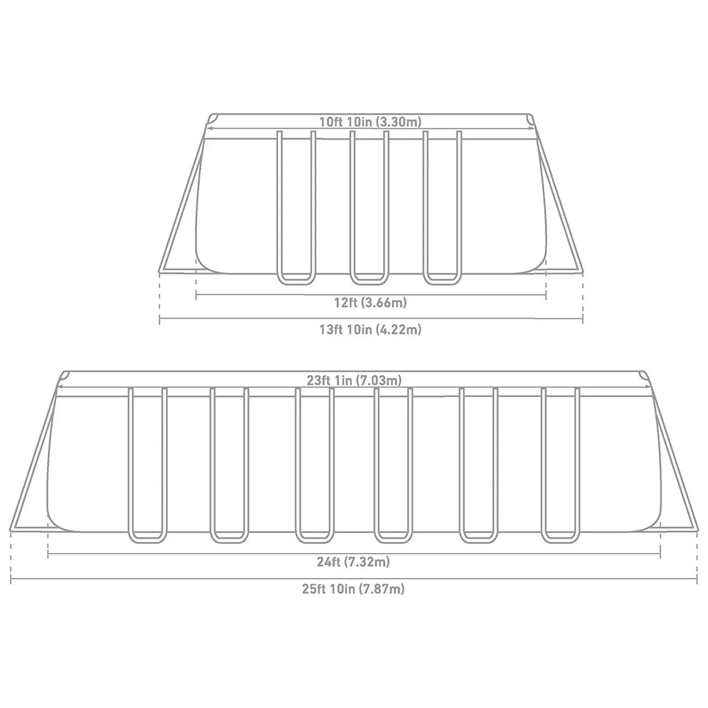 Intex 12 x 24 x 52" REC Ultra XTR Frame Pool Set
