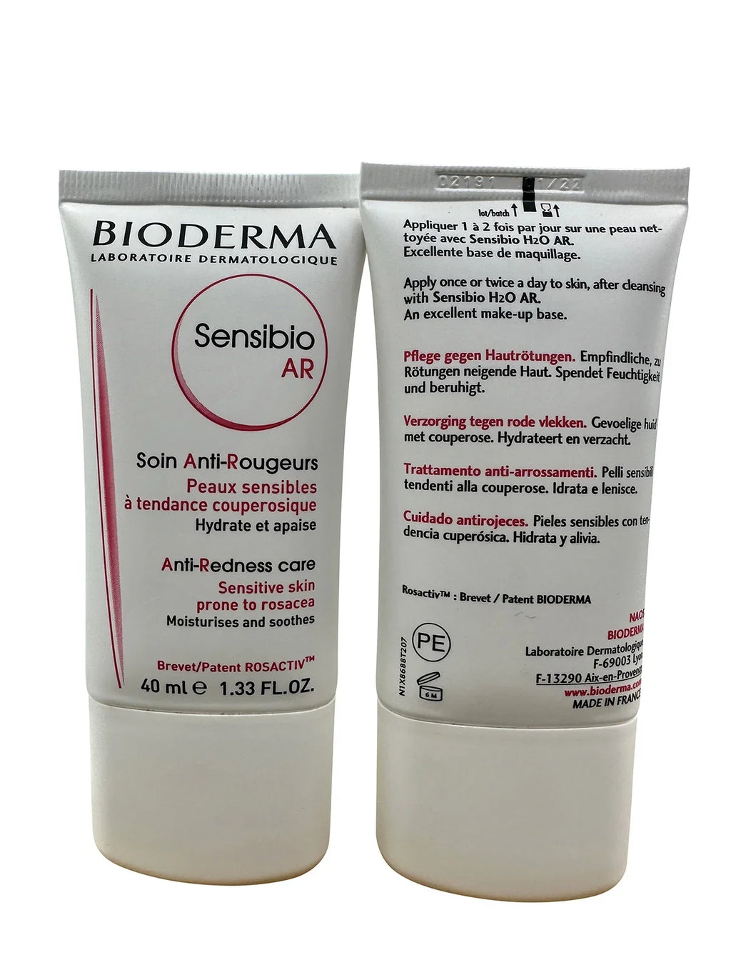 Bioderma Sensibio AR Cream Anti Redness Care 1.33 oz Set of 2