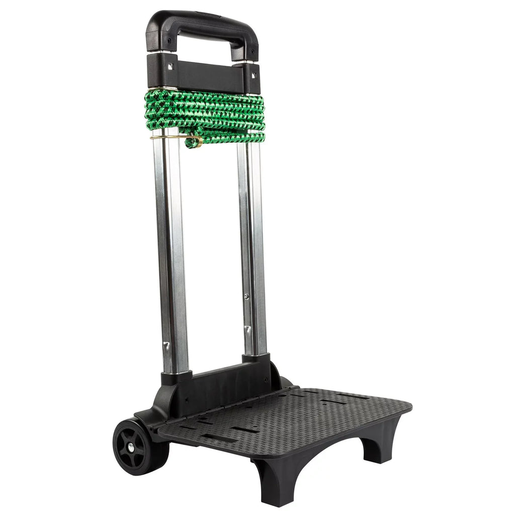 Ultimaxx Folding Luggage Cart for Backpacks with Bungee Cord and Rain Enclosure