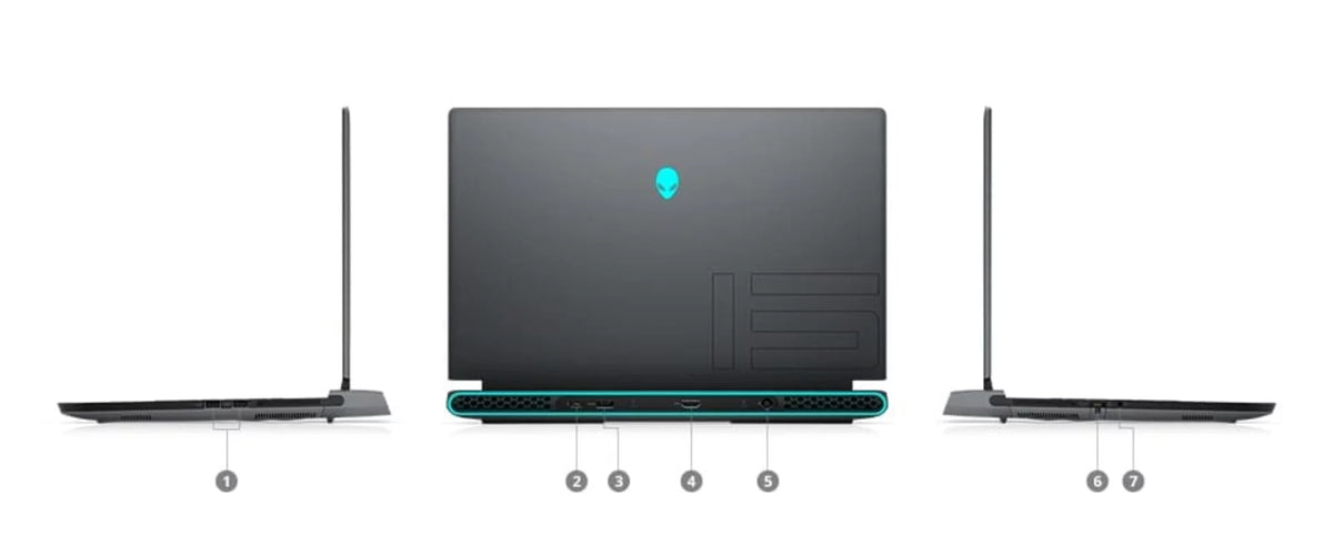 Restored Dell Alienware m15 R5 Ryzen Edition Gaming Laptop (2021) 15.6" FHD Core Ryzen 7 - 512GB SSD - 16GB RAM - RTX 3060 8 Cores @ 4.4 GHz - 12GB GDDR6 (Refurbished)