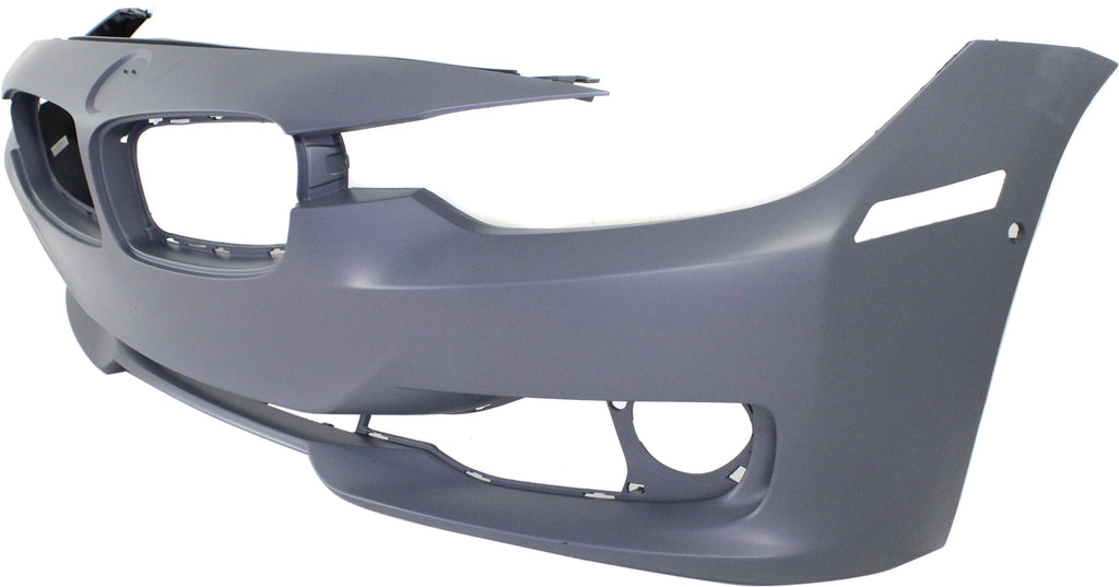 Front BUMPER Shield Compatible For BMW 3-SERIES 2012-2015 Primed STD Type/Cam with PDC Holes/IPAS Sedan/Wagon