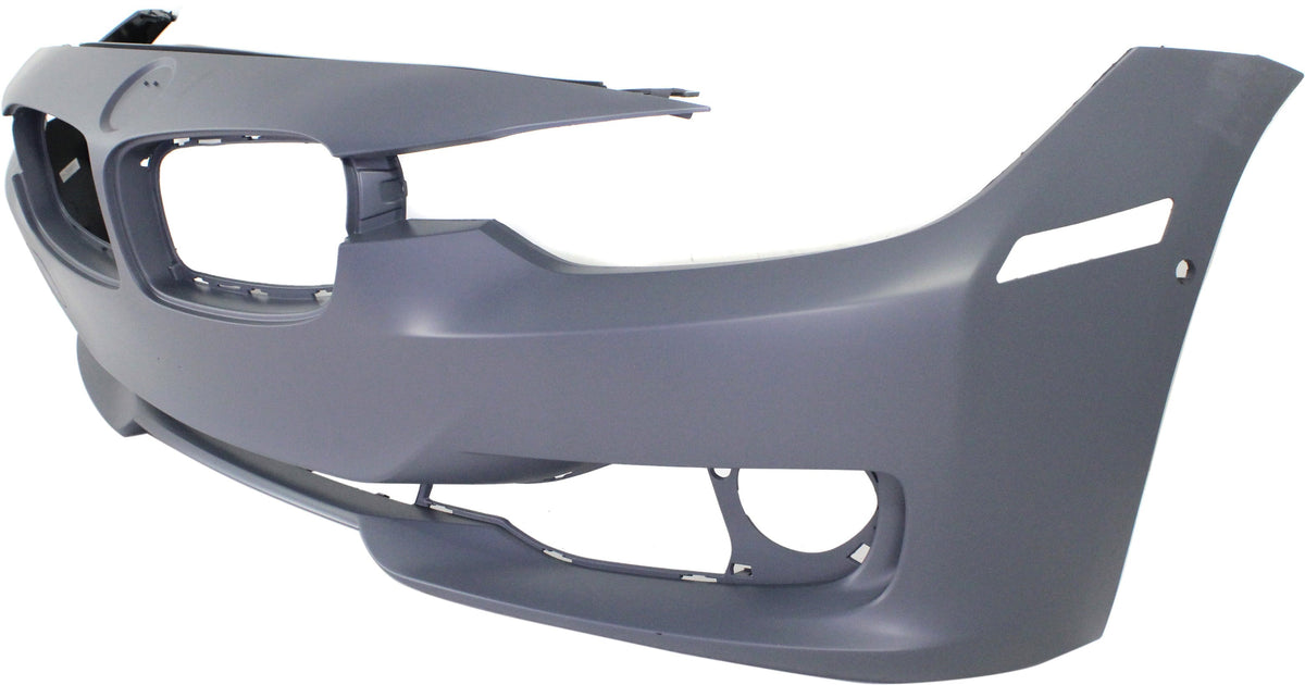 Front BUMPER Shield Compatible For BMW 3-SERIES 2012-2015 Primed STD Type/Cam with PDC Holes/IPAS Sedan/Wagon