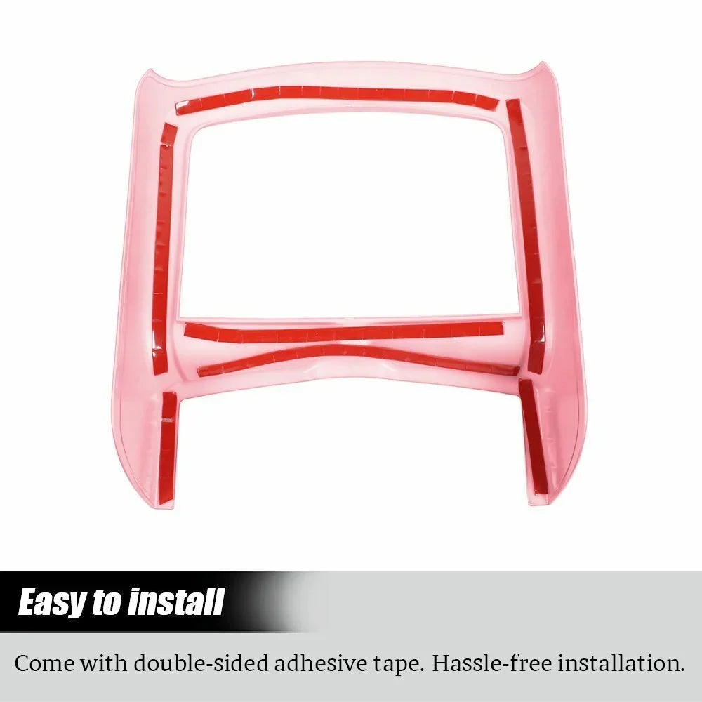 Teledu Inner Central Console Cup Holder Panel Trim Protection + Pink