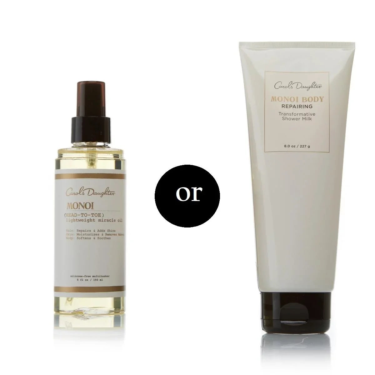 Carol's Daughter Monoi Oil Head to Toe or Body Repairing Transformative Shower Milk