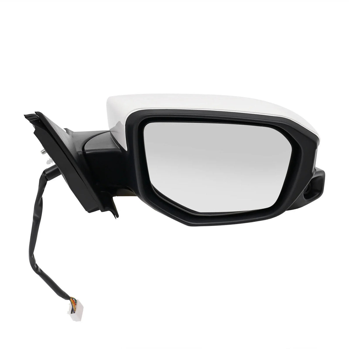 Right Side Mirror Power Heated View Camera Fit 2016-2020 Honda Civic Sedan White