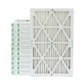12 Pack of 18x25x2 MERV 13 Pleated 2" Inch Air Filters by Glasfloss. Actual Size: 17-1/2 x 24-1/2 x 1-3/4