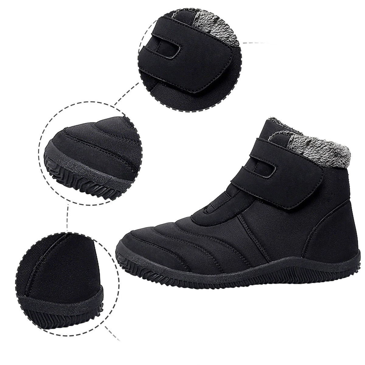 Women's Winter Plus Cotton Thickened High Top Casual Cotton Boots Outdoor Fashion Warm Snow Boots Winter Snow Boots Women Water Proof Snow Boots for Women Size 12 Wide Width Women's Snow Boots Size 12