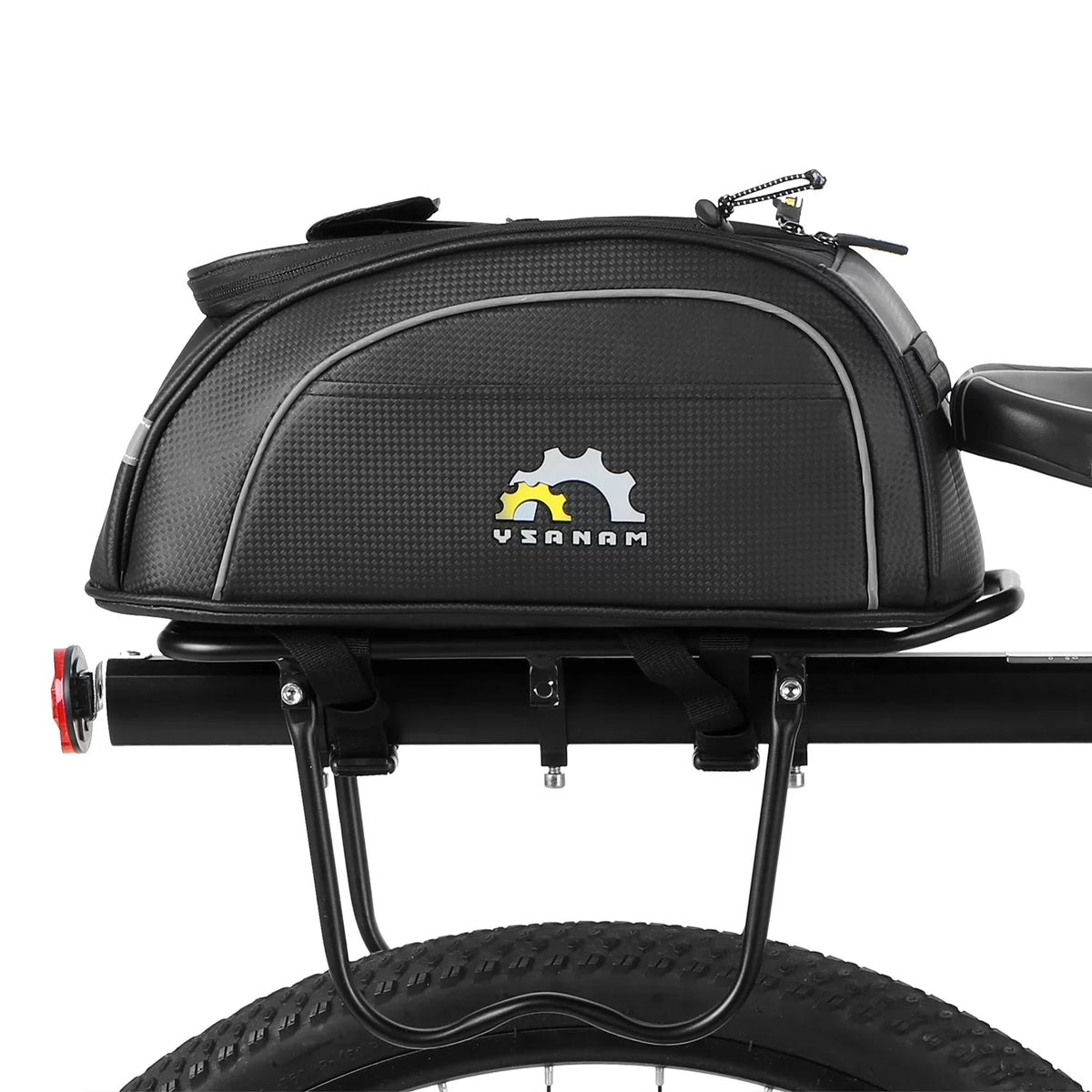 Tomshoo Waterproof Cycling Insulated Cooler Bag MTB Bike Trunk Bag Rear Rack Bag Storage Luggage Carrier Bag Pannier