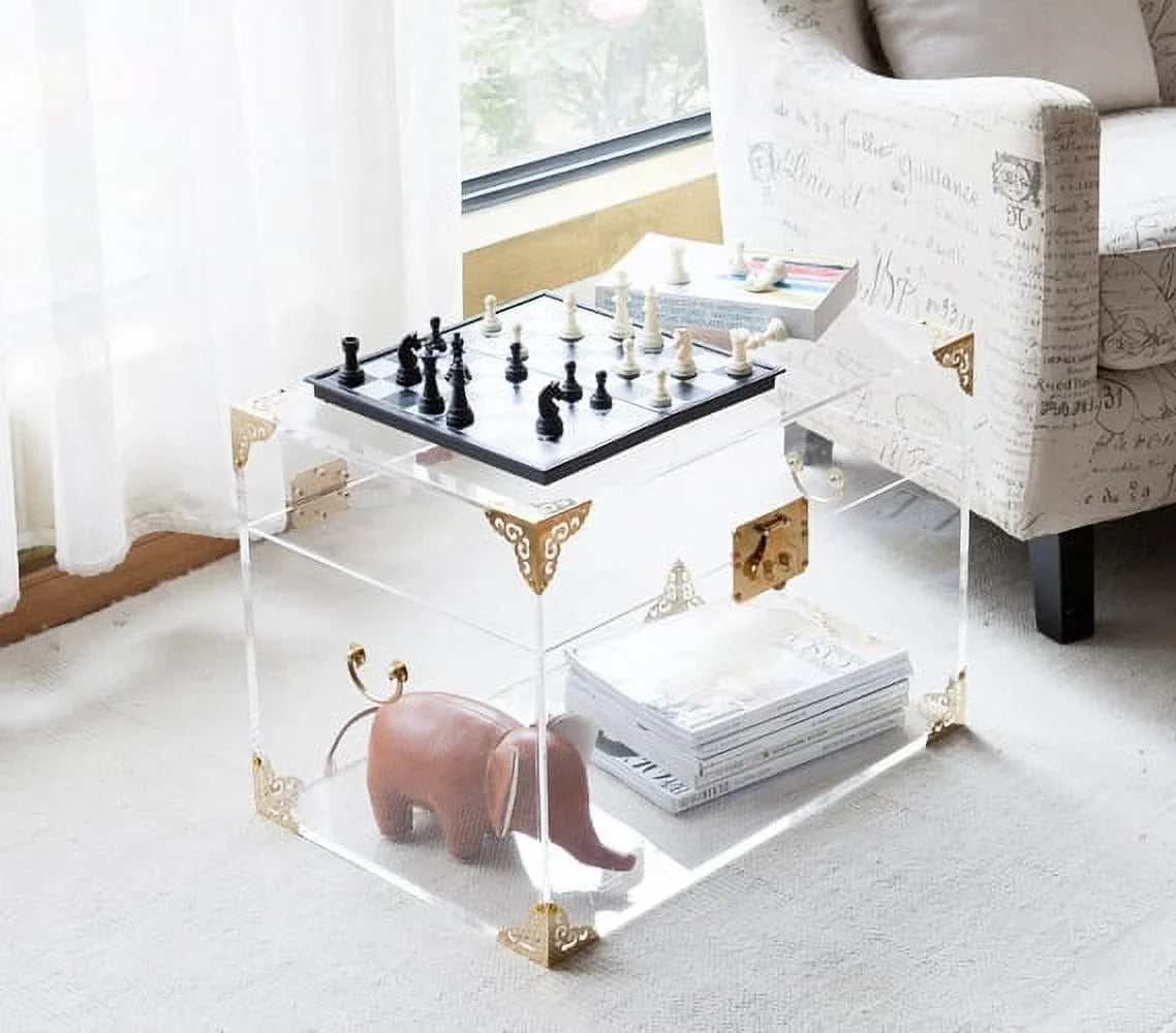 Ciao Bella Acrylic Trunk - Rustic Brass