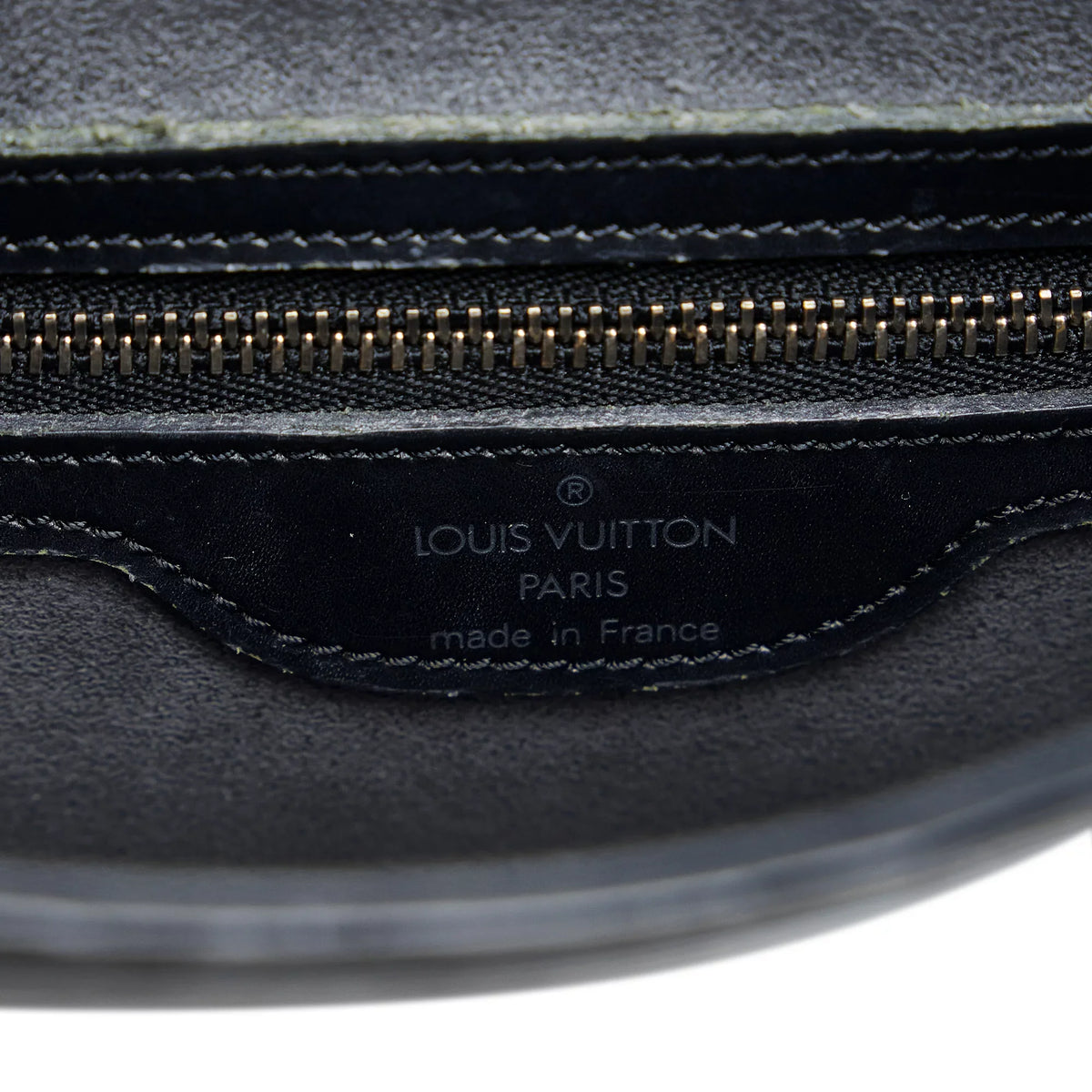 Pre-Owned Authenticated Louis Vuitton Epi Sac Verseau Leather Black Shoulder Bag Unisex (Fair)
